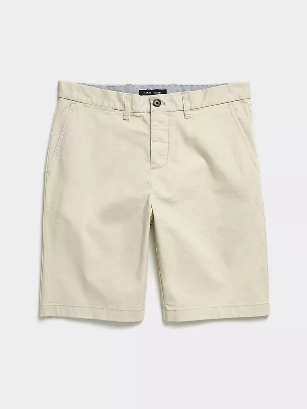 Tommy Hilfiger Beige Flat Front Men's Shorts